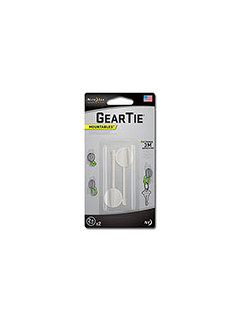 Nite Ize - Gear Tie Mountables 2'' - Biały - 2Pack - GTU2-02-2R7