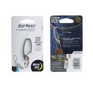 Nite Ize - Karabińczyk Deep Pocket - Stal nierdzewna - Srebrny - DPK-11-R3 Nite Ize - Karabińczyk Deep Pocket - Stal nierdzewna - Srebrny - DPK-11-R3