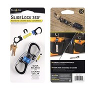 Nite Ize - Karabinek SlideLock 360° Magnetic Locking Dual Carabiner - Niebieski - MSBL-03-R7 Nite Ize - Karabinek SlideLock 360° Magnetic Locking Dual Carabiner - Niebieski - MSBL-03-R7