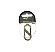 Nite Ize - S-Biner #2 Plastic Black Gate - Coyote - SBP2-03-28BG Nite Ize - S-Biner #2 Plastic Black Gate - Coyote - SBP2-03-28BG