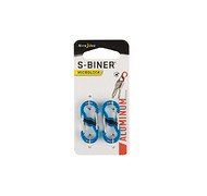 Nite Ize - S-Biner MicroLock Aluminum - 2 Pack - Niebieski LSBMA-03-2R6