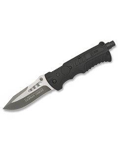 Nóż K25 19588 Tactical Black Titanium