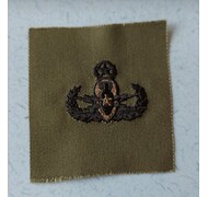 Odznaka haftowana - U.S. ARMY EXPLOSIVE ORDNANCE DISPOSAL (Master) - Zielona