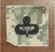 Odznaka haftowana - U.S. ARMY PARACHUTIST (Master) - UCP