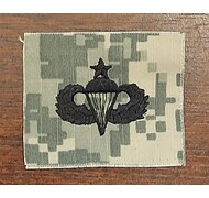 Odznaka haftowana - U.S. ARMY PARACHUTIST (Senior) - UCP