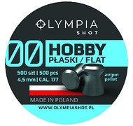 OLYMPIA - Śrut HOBBY płaski 500szt OLYMPIA - Śrut HOBBY płaski 500szt