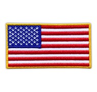 Patch  flaga USA na prawe ramie na rzep Velcro
