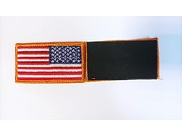 Patch  flaga USA odwrócona na rzep
