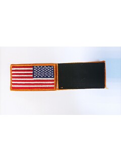 Patch  flaga USA odwrócona na rzep