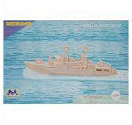 Puzzle drewniane, układanka 3D - Niszczyciel Puzzle drewniane, układanka 3D - Niszczyciel