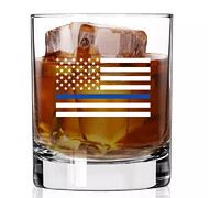 Szklanka do Whisky - POLICE FLAG