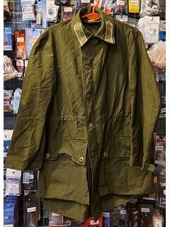 Szwedzki płaszcz wojskowy - C36 (Lata 70) - Zielony - L