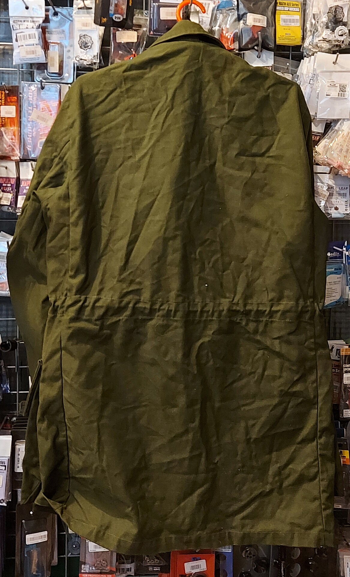 Szwedzki płaszcz wojskowy - C36 (Lata 70) - Zielony - L