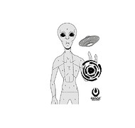 Tarcze strzeleckie Alien - 50 szt.