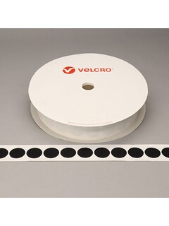 Velcro - Haczyki na kleju 35mm - 10szt - Czarne 