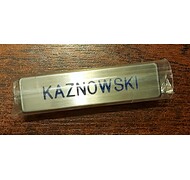 Wpinka - Napis (Kaznowski) - Srebrny