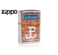 Zapalniczka Zippo Ul.Wolność - Brushed Chrome