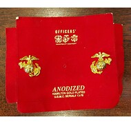 Zestaw Emblematów USMC na kołnierzyk - Złote