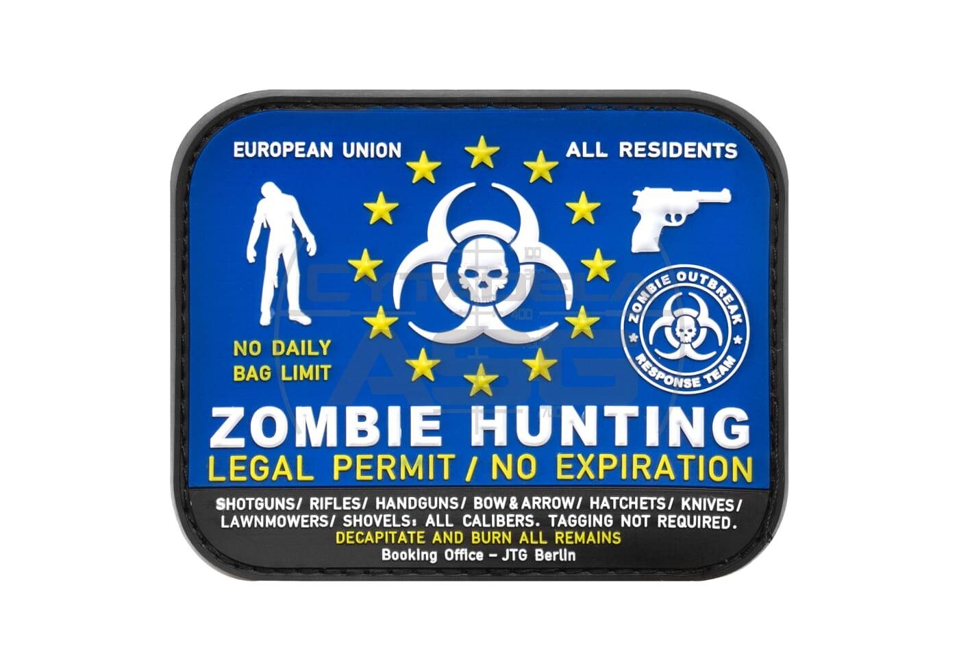 Zombie Hunter Rubber Patch