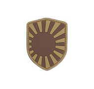 101 Inc. - Naszywka 3D - Japanese War Shield - Brązowy