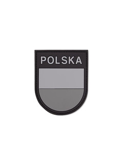 101 Inc. - Naszywka 3D - Polska tarcza - Szary - 444130-7017