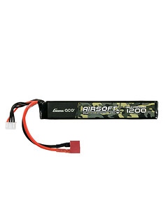 Akumulator airsoftowy 25C 1200mAh 3S1P 11.1V LiPo T Plug jednopalczasta