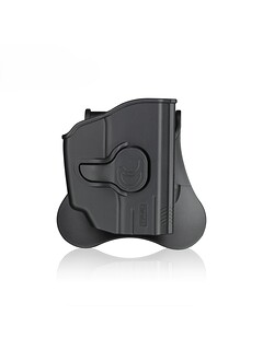 Amomax - Kabura z płetwą do Ruger LC9 z laserem - Black