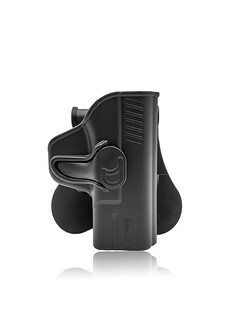 Amomax - Kabura z płetwą do S&W M&P Compact, MC 28 SAC - Black