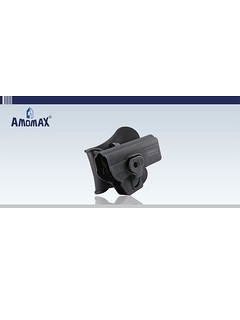 AMOMAX - Kabura z płetwą Glock WE/TM/KJW/HFC - Czarna