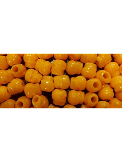 Beadtin - Koralik Czaszka 11 mm - Orange Opaque