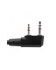 EARMOR - Przycisk PTT M56 DUALCOMM na dwa radia (wtyk Kenwood) - Czarny