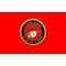 Flaga Emblemat USMC - 3(Mały) - (90x150) - Czerwony