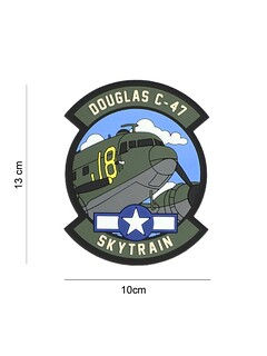 Fostex- naszywka 3d PVC Douglas C-47