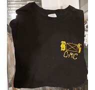 Hanes - Koszulka męska C-MIC - Czarna - L