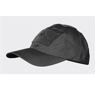 HELIKON - Czapka Baseball - PolyCotton Ripstop - Czarna