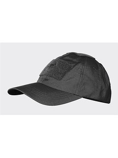 HELIKON - Czapka Baseball - PolyCotton Ripstop - Czarna