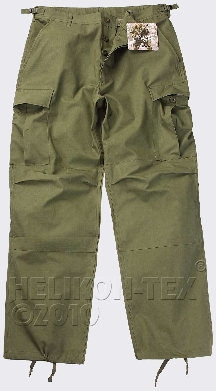 HELIKON - Spodnie BDU - Cotton Ripstop - Olive Green