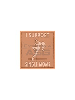 I Support Single Mums Rubber Patch