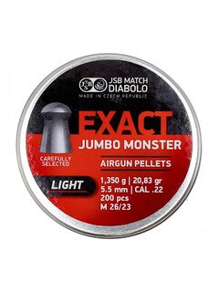 JSB - Śrut diabolo Exact Jumbo Monster Light 5,52 mm 200 szt.