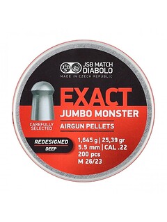 JSB - Śrut diabolo Exact Jumbo Monster Redesigned Deep 5,52 mm 200 szt.