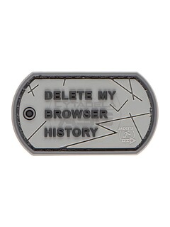 JTG - Naszywka 3D Browser History - Szary