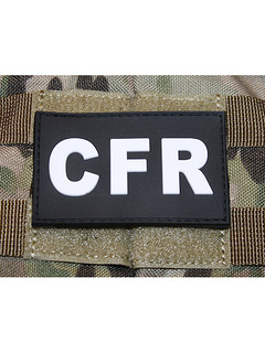 JTG - Naszywka 3D - CFR - Combat First Responder - swat