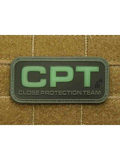JTG - Naszywka 3D - CPT - Close Protection Team - zielony fluorescencyjny