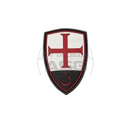 JTG- Naszywka 3D Crusader Shield Rubber Patch - Wielokolorowy