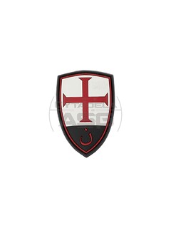 JTG- Naszywka 3D Crusader Shield Rubber Patch - Wielokolorowy