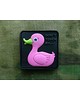 JTG - Naszywka 3D - Dont Touch My Duck - różowa