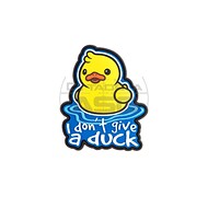 JTG- Naszywka 3D Duck Rubber Patch - Żółto/Niebieska