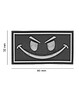 JTG - Naszywka 3D Evil Smile - Czarna