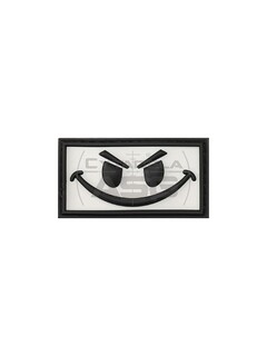 JTG - Naszywka 3D Evil Smile Rubber Patch - Biały