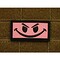 JTG - Naszywka 3D - Evil Smiley - Różowa